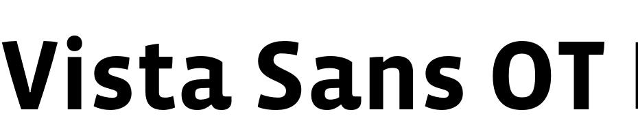 Vista Sans OT Bold Font Download Free